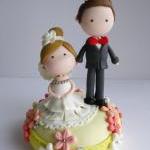 Wedding Clay Cake Topper (..